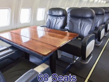 737 Interior 68 Seats